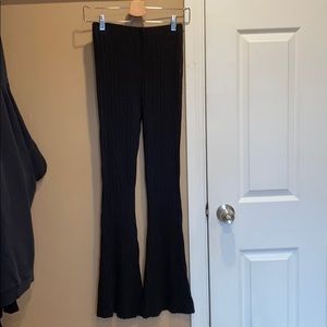 UO Cozy Ribbed Flare Pant